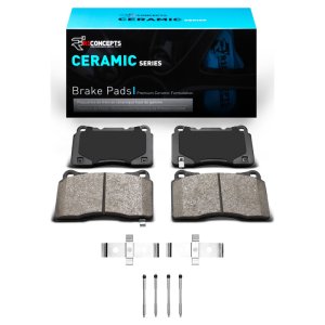 Mitsubishi Lancer Brake Pads - Front - R1 Concepts - Ceramic - `03-`15